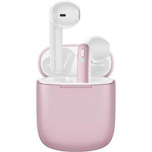 Wireless Bluetooth Ear Bud Headphone Microphone Airpods Charging Case Pro 2 PINK